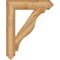 Ekena Millwork Funston Arts & Crafts Rough Sawn Bracket, Western Red Cedar, 6"W x 32"D x 40"H BKT06X32X40FST03RWR - alternate 4